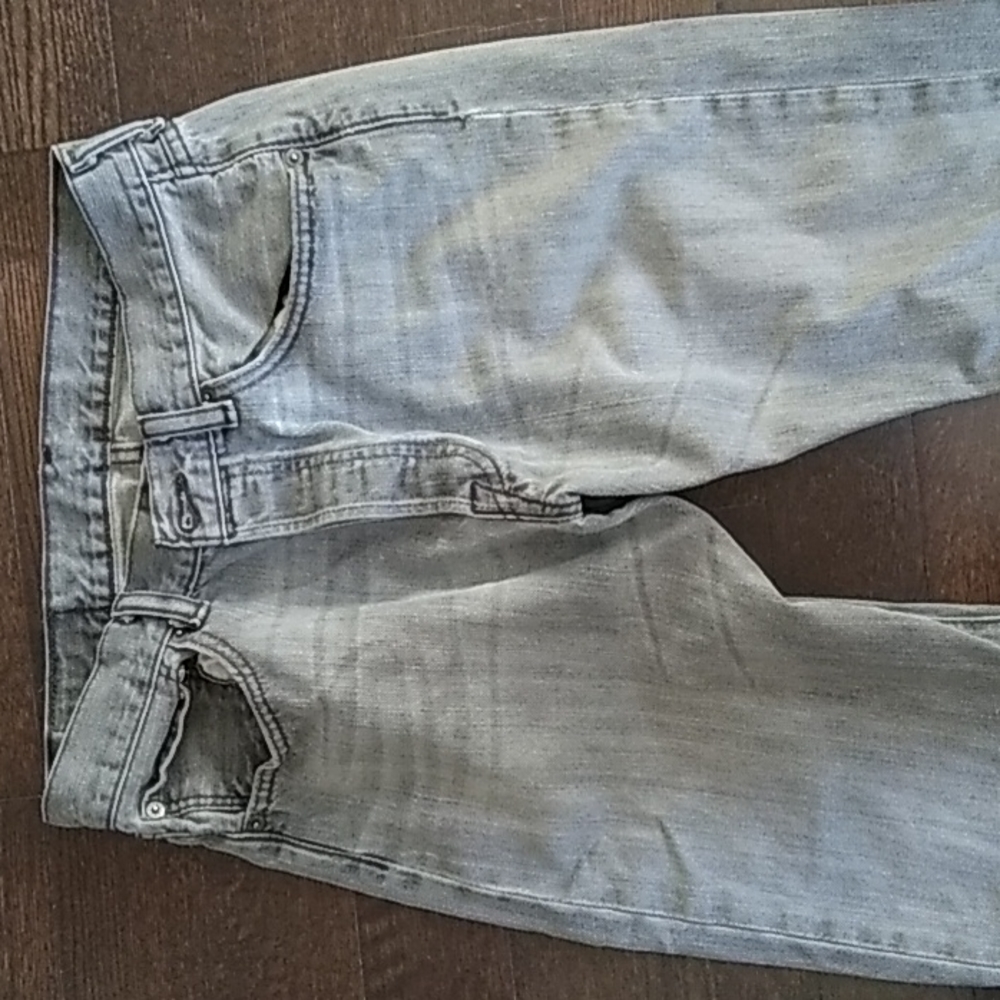Levi's Gray Washed Jeans Button Down